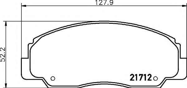 Тормозные колодки BEHR/HELLA 8DB 355 009-781