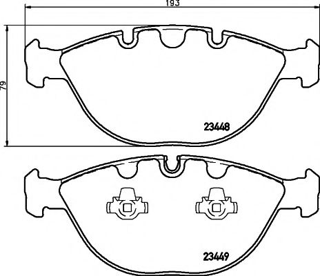 Тормозные колодки BEHR/HELLA 8DB 355 009-921