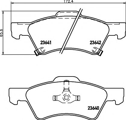 Тормозные колодки BEHR/HELLA 8DB 355 010-061