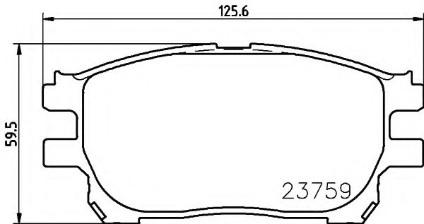 Тормозные колодки BEHR/HELLA 8DB 355 010-111
