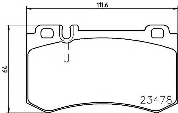 Тормозные колодки BEHR/HELLA 8DB 355 010-291