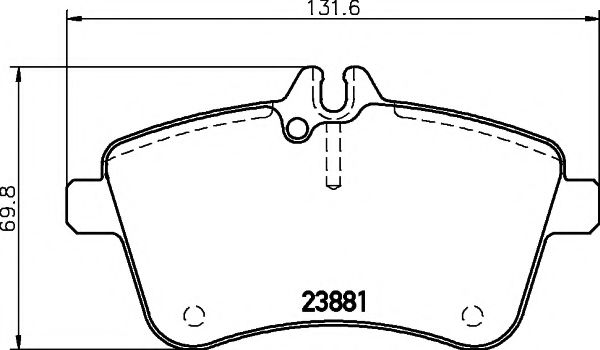 Тормозные колодки BEHR/HELLA 8DB 355 010-331