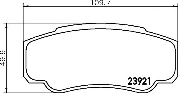 Тормозные колодки BEHR/HELLA 8DB 355 010-411