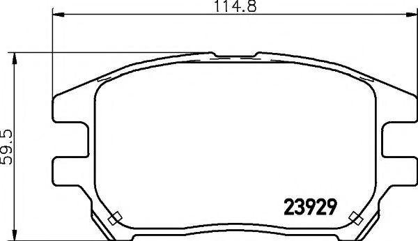 Тормозные колодки BEHR/HELLA 8DB 355 010-441