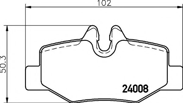 Тормозные колодки BEHR/HELLA 8DB 355 010-661