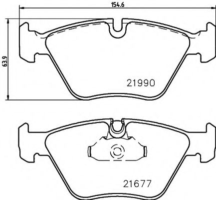 Тормозные колодки BEHR/HELLA 8DB 355 010-711