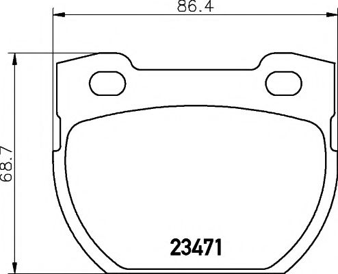 Тормозные колодки BEHR/HELLA 8DB 355 019-231