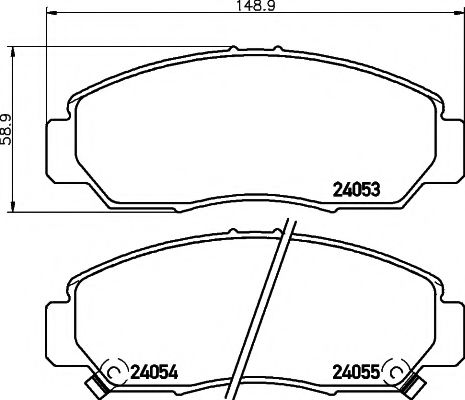 Тормозные колодки BEHR/HELLA 8DB 355 010-981