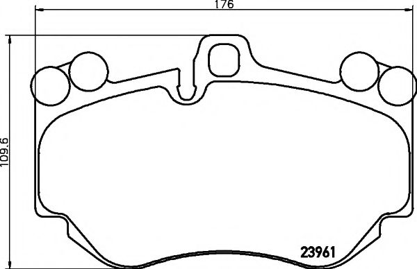 Тормозные колодки BEHR/HELLA 8DB 355 011-011