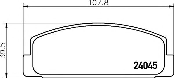 Тормозные колодки BEHR/HELLA 8DB 355 011-131