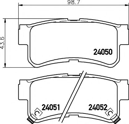 Тормозные колодки BEHR/HELLA 8DB 355 011-151
