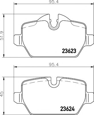 Тормозные колодки BEHR/HELLA 8DB 355 011-271