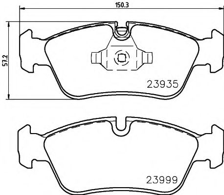 Тормозные колодки BEHR/HELLA 8DB 355 011-281