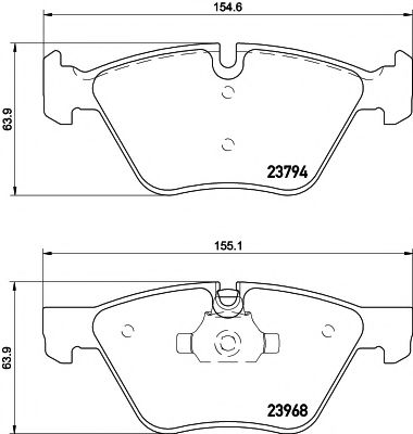 Тормозные колодки BEHR/HELLA 8DB 355 011-321
