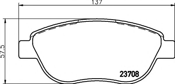 Тормозные колодки BEHR/HELLA 8DB 355 011-331