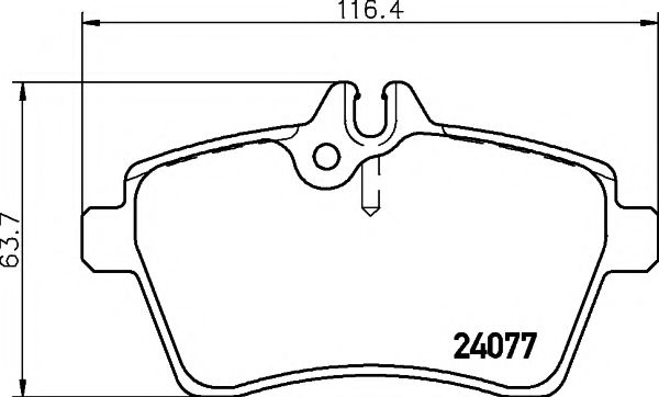 Тормозные колодки BEHR/HELLA 8DB 355 011-381