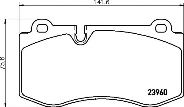 Тормозные колодки BEHR/HELLA 8DB 355 011-401