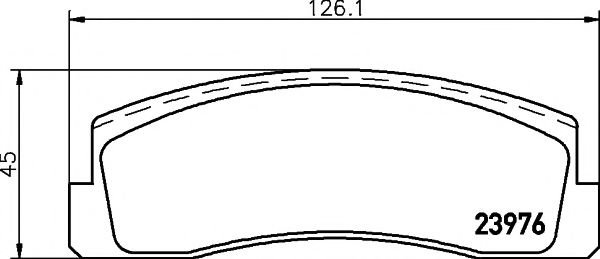Тормозные колодки BEHR/HELLA 8DB 355 011-461