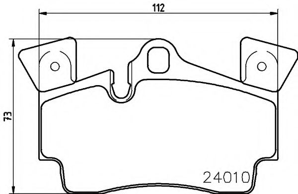 Тормозные колодки BEHR/HELLA 8DB 355 011-471