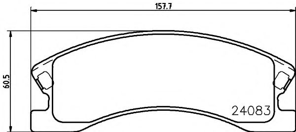 Тормозные колодки BEHR/HELLA 8DB 355 011-541