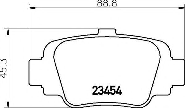 Тормозные колодки BEHR/HELLA 8DB 355 011-551