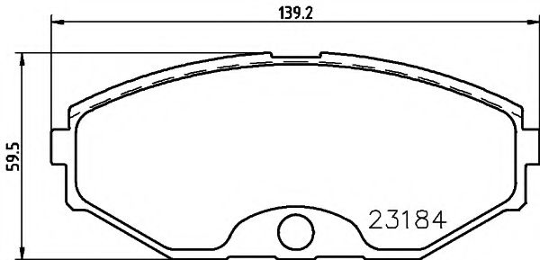 Тормозные колодки BEHR/HELLA 8DB 355 011-631