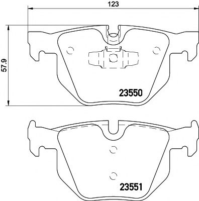 Тормозные колодки BEHR/HELLA 8DB 355 011-801