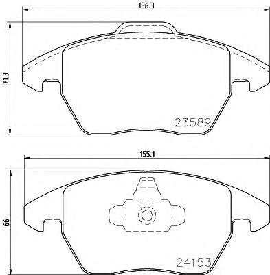 Тормозные колодки BEHR/HELLA 8DB 355 011-811