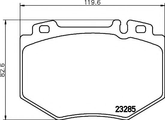 Тормозные колодки BEHR/HELLA 8DB 355 011-831