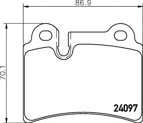 Тормозные колодки BEHR/HELLA 8DB 355 011-861