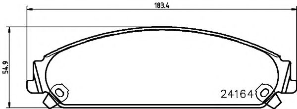 Тормозные колодки BEHR/HELLA 8DB 355 011-891