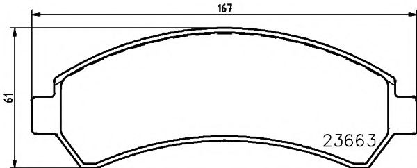 Тормозные колодки BEHR/HELLA 8DB 355 011-911
