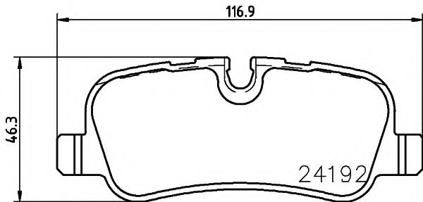Тормозные колодки BEHR/HELLA 8DB 355 011-981