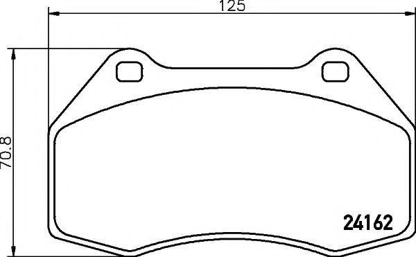 Тормозные колодки BEHR/HELLA 8DB 355 012-151