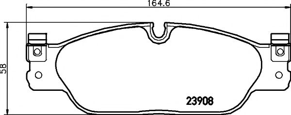 Тормозные колодки BEHR/HELLA 8DB 355 012-251