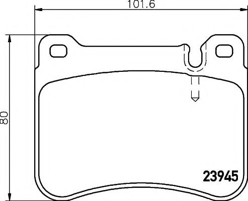 Тормозные колодки BEHR/HELLA 8DB 355 006-541