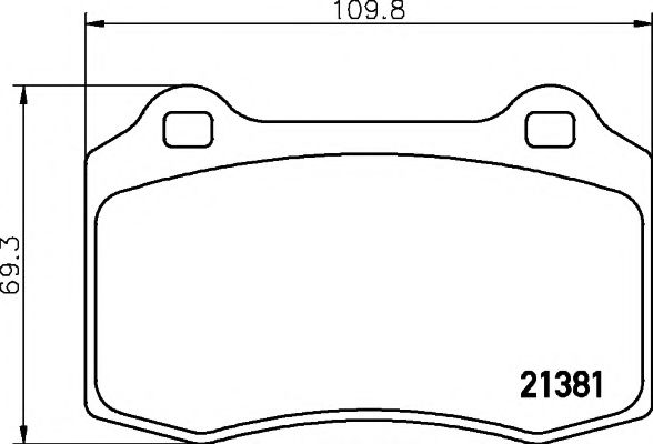 Тормозные колодки BEHR/HELLA 8DB 355 006-591