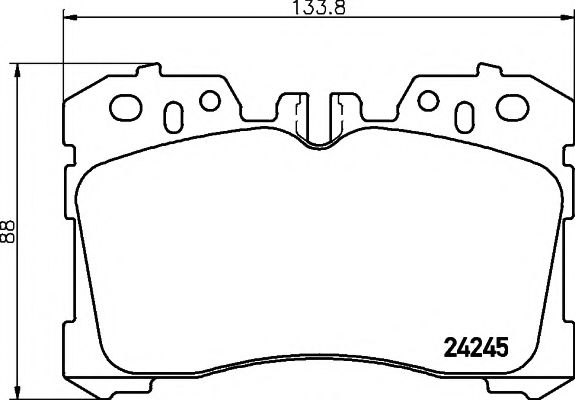 Тормозные колодки BEHR/HELLA 8DB 355 006-661