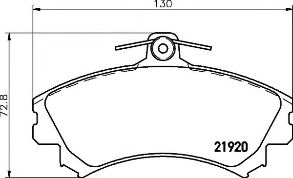 Тормозные колодки BEHR/HELLA 8DB 355 016-681