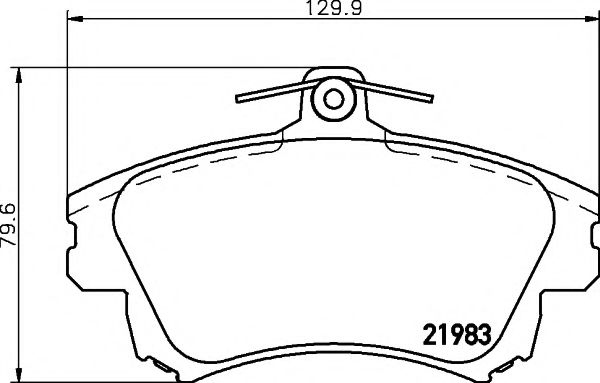 Тормозные колодки BEHR/HELLA 8DB 355 006-711