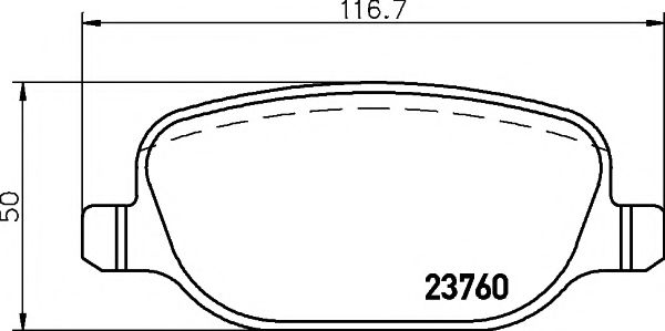 Тормозные колодки BEHR/HELLA 8DB 355 018-771