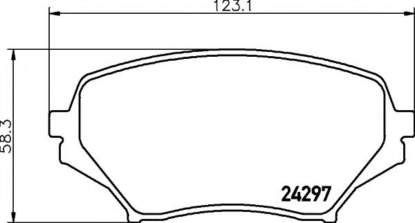 Тормозные колодки BEHR/HELLA 8DB 355 006-771