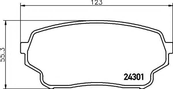 Тормозные колодки BEHR/HELLA 8DB 355 006-941