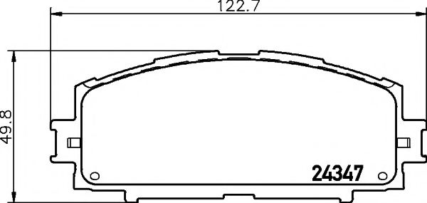 Тормозные колодки BEHR/HELLA 8DB 355 012-361