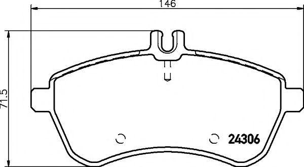 Тормозные колодки BEHR/HELLA 8DB 355 012-581