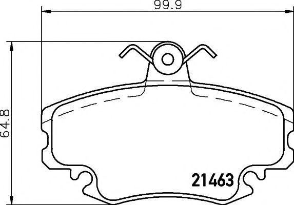 Тормозные колодки BEHR/HELLA 8DB 355 018-131