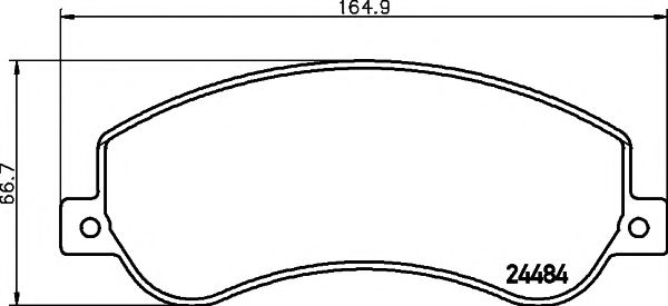 Тормозные колодки BEHR/HELLA 8DB 355 012-761