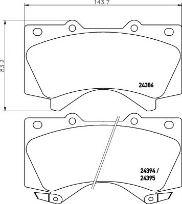 Тормозные колодки BEHR/HELLA 8DB 355 013-151