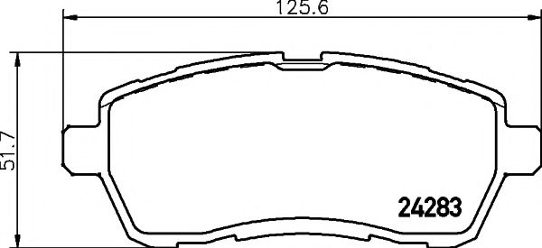 Тормозные колодки BEHR/HELLA 8DB 355 013-211