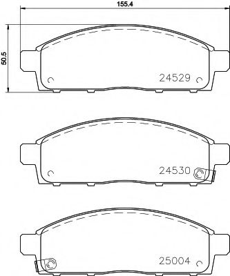Тормозные колодки BEHR/HELLA 8DB 355 013-221
